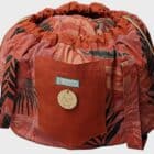 Skiep oranje jungle look, mooi diep oranje kleur maakt meteen vrolijk