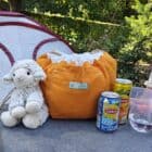 mini Skiep® lunchbox op de camping