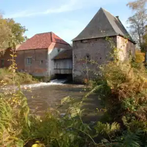 Historische watermolen in Grobbendonk