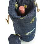 Skiep® fleskoeler blauw met oogjes